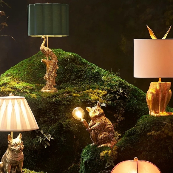 Anthropologie The Icon Table Lamp: Raccoon Edition - Picture 3 of 3